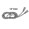Prime-Line Extension Spring Cable Set, 1/8 in. x 13-1/2 ft., Galvanized Carbon 1 Set GD 52262